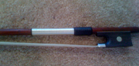 Just finished installing a new silver wire grip for a violin bow.