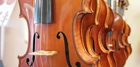 violins racked